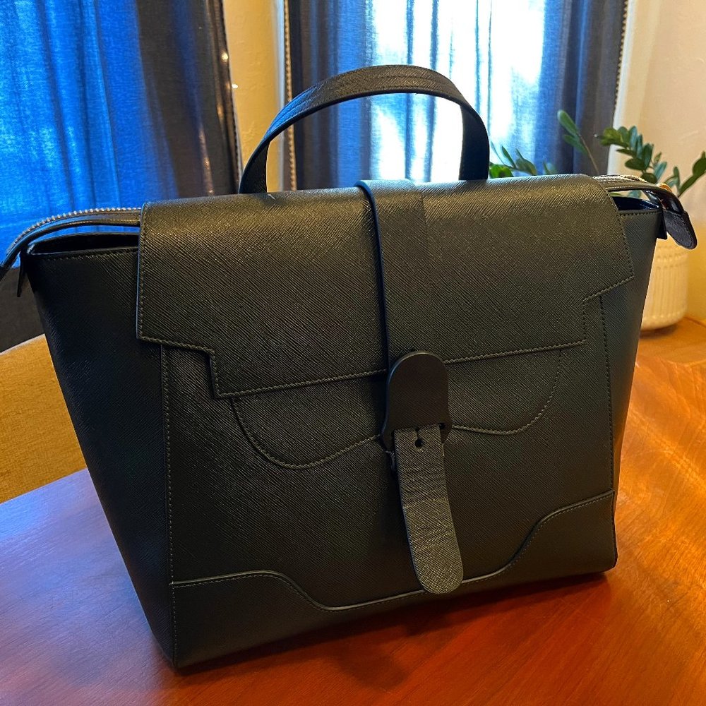 Senreve Maestra Bag - Vegan Saffiano Leather in Forest Green